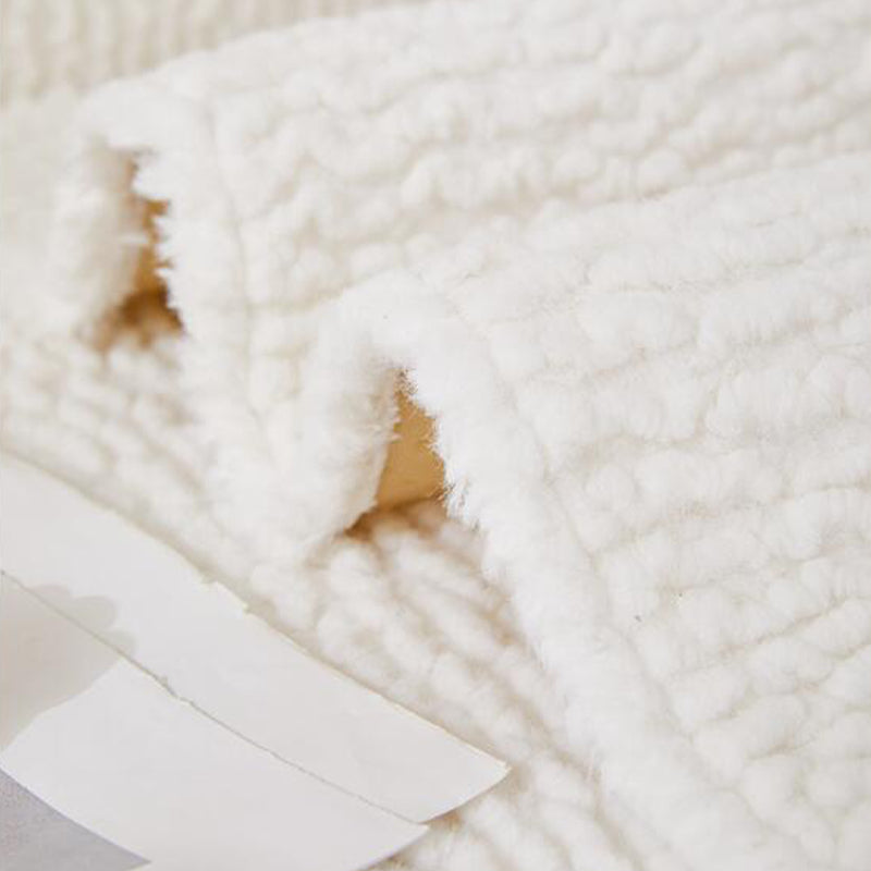 Housses de canapé antidérapantes pure laine blanc