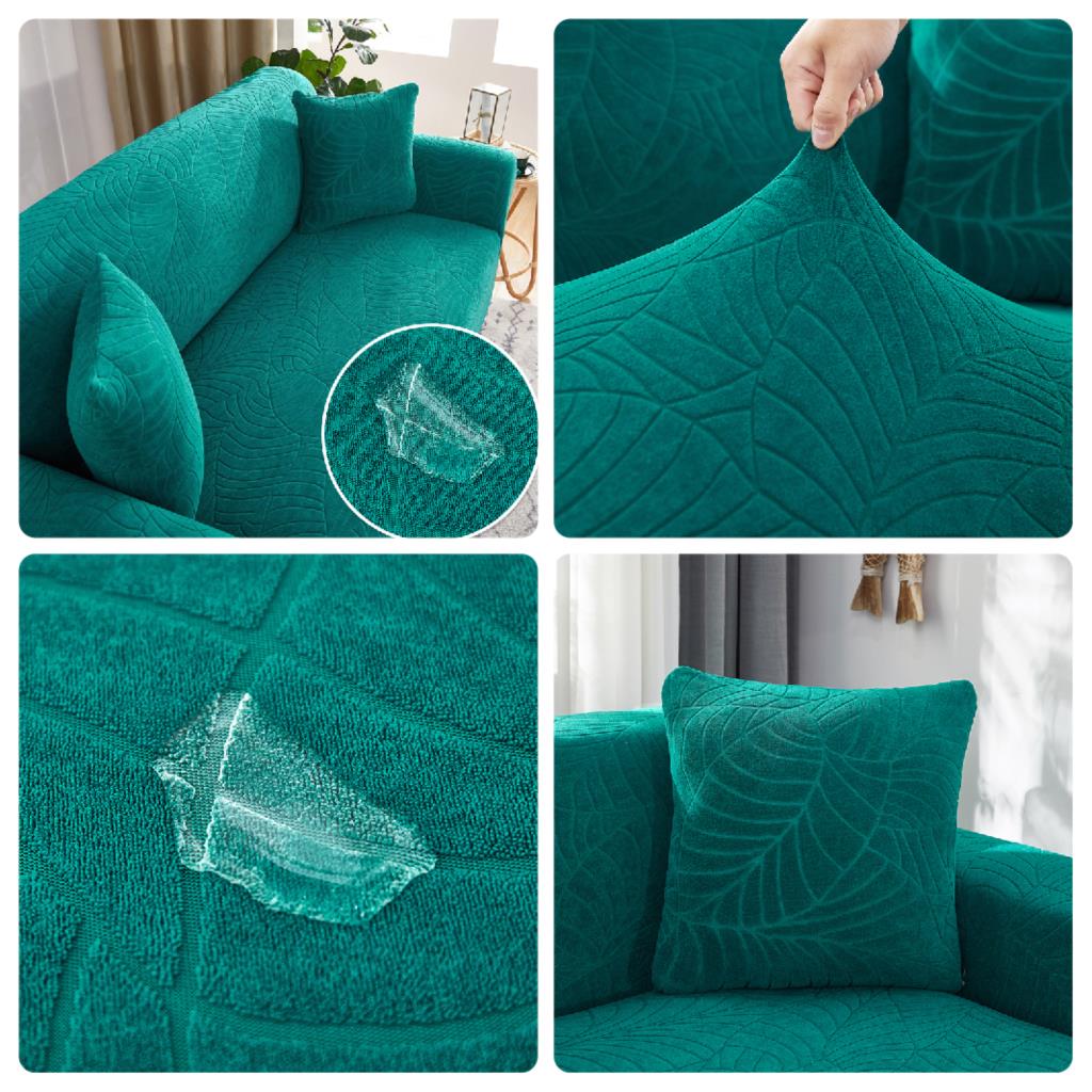 Housses de canapé extensibles imperméable turquoise