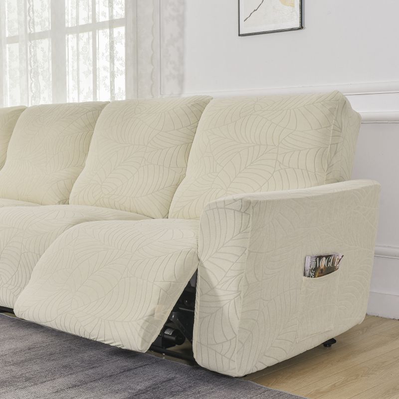 housse pour canapé relax repose pieds éléctrique beige