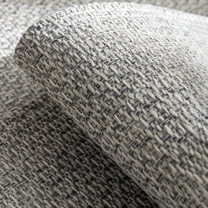 tissu lin et coton gris