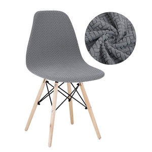 Housses de chaise scandinave extensibles velours damassé