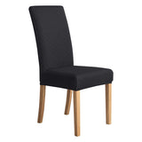 Housses de chaises extensibles lycra losange noir