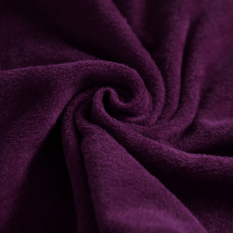 tissu extensibles velours  violet