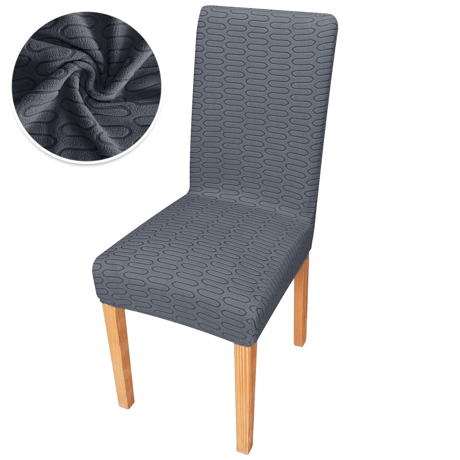 Housses de chaises extensibles premium gris