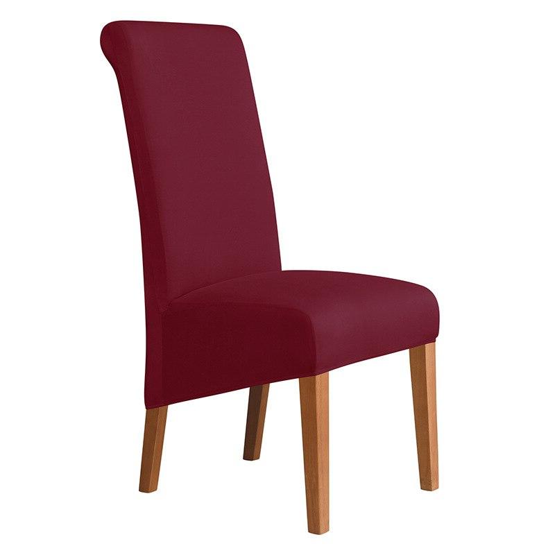 Housses de chaises hautes en lycra bordeaux