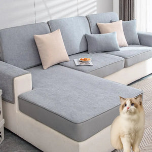 Housse de coussin de canapé anti griffes de chat - Tissu renforcé