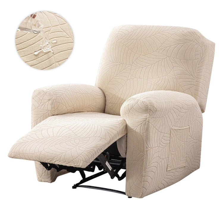 Housse de fauteuil relax imperméable beige Casaharmony