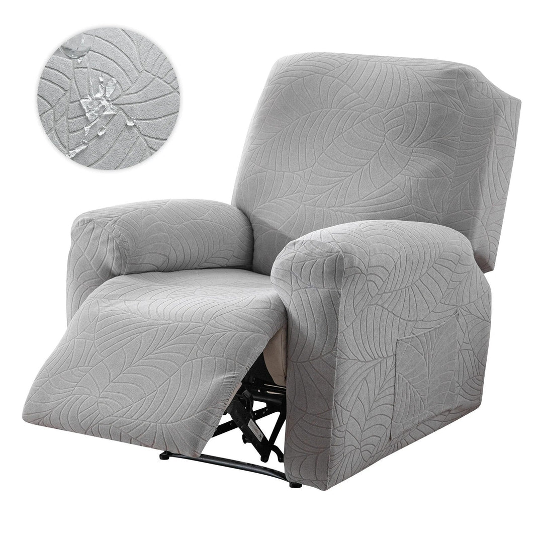 Housse de fauteuil relax imperméable gris clair Casaharmony