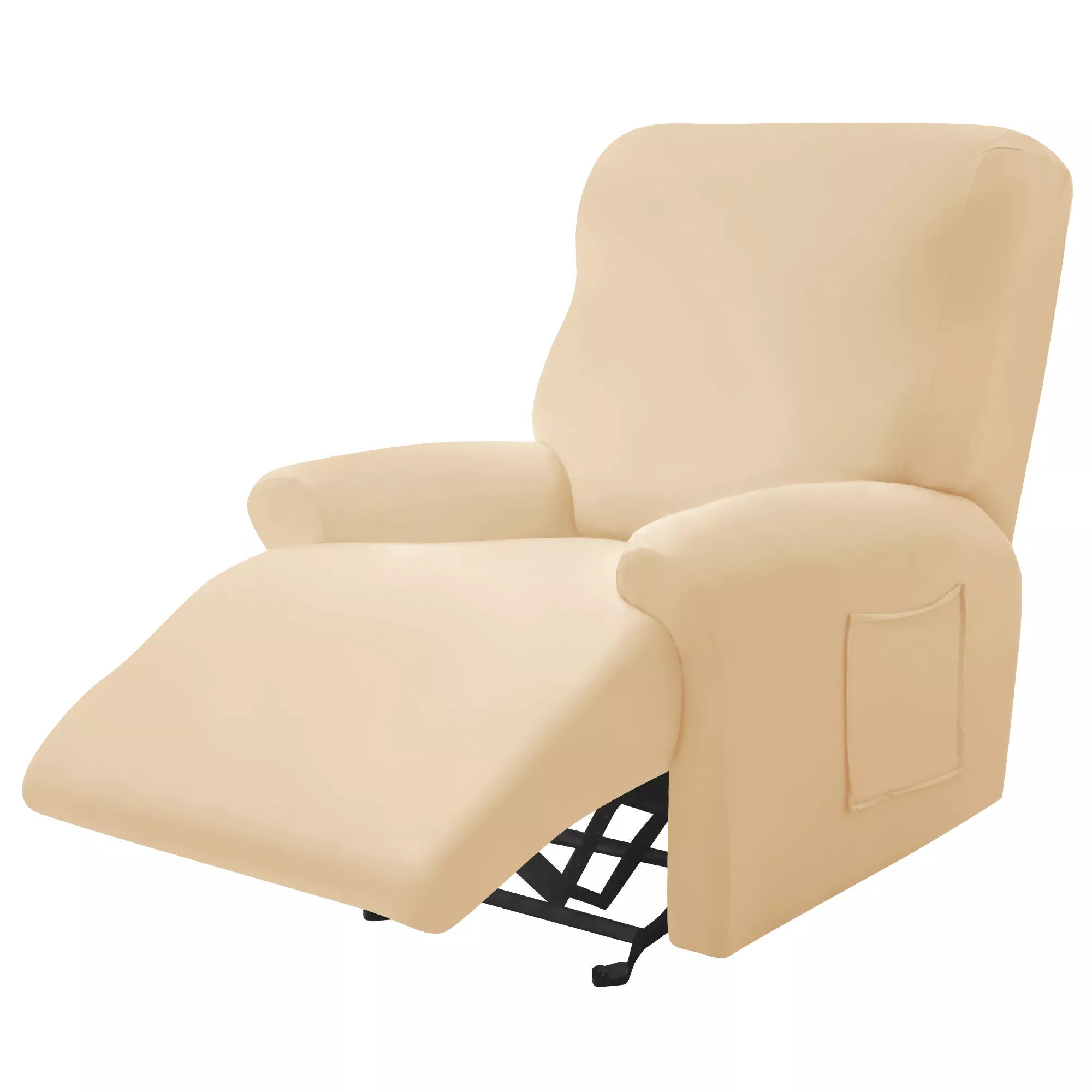 Housse pour fauteuil relax 4 pièces beige Casaharmony