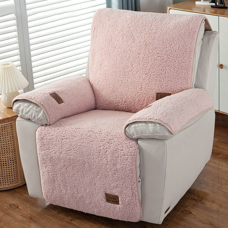 Housses pour fauteuil inclinable pure laine rose