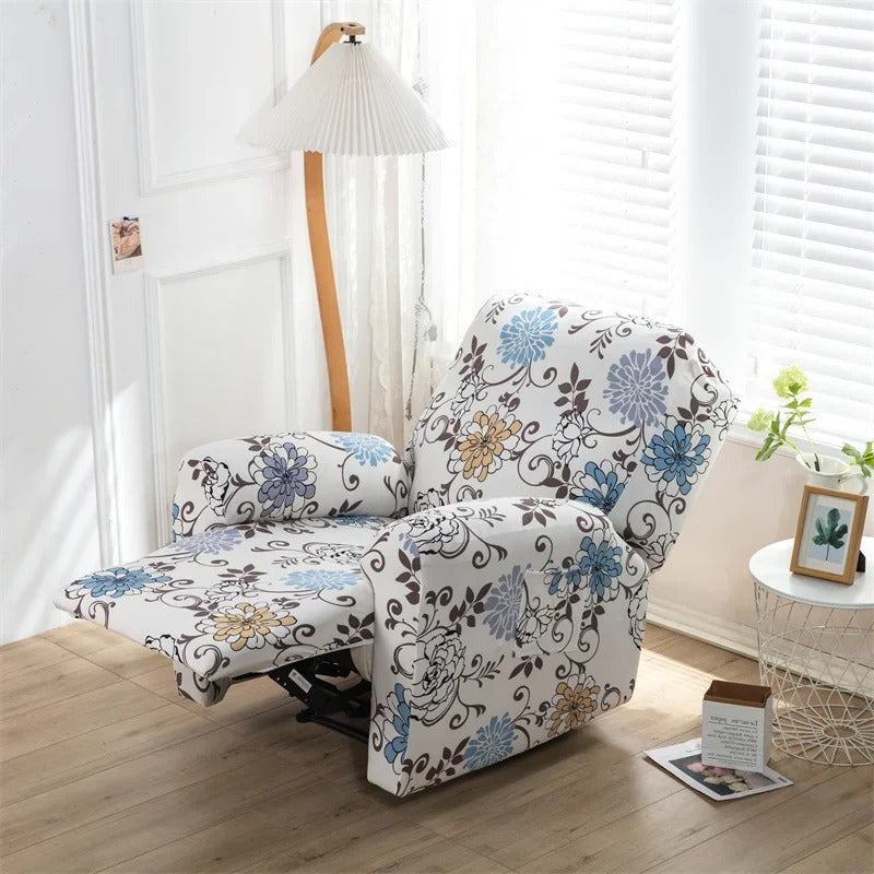 housse pour fauteuil relax inclinable motif imprimé 3