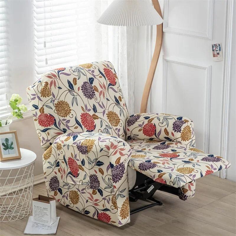 housse pour fauteuil relax inclinable motif imprimé 5