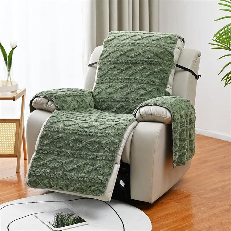 protection fauteuil relax anti griffes de chat vert matcha