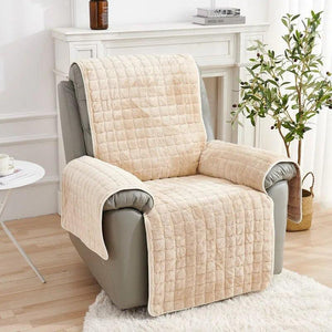 housses pour fauteuil et canapé relax électrique matelassée1,2,3 places velours flanelle