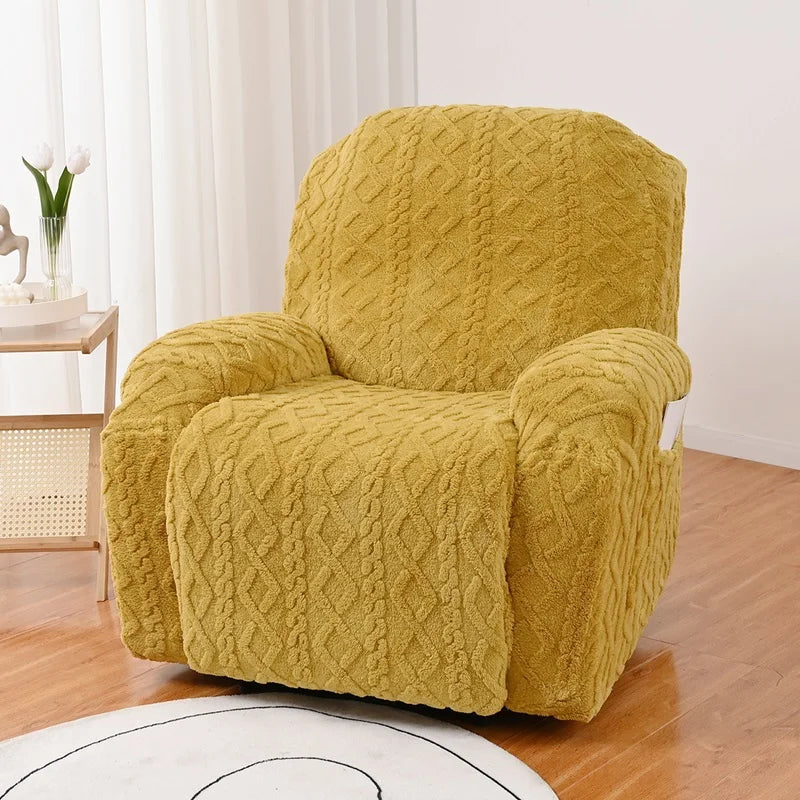 housse pour fauteuil relax d'hiver Casaharmony jaune