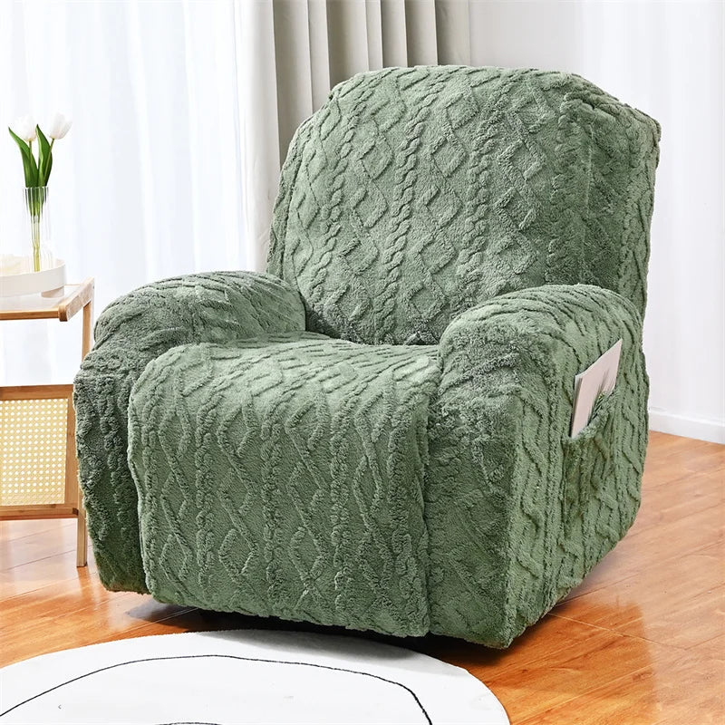 housse pour fauteuil relax d'hiver Casaharmony vert matcha