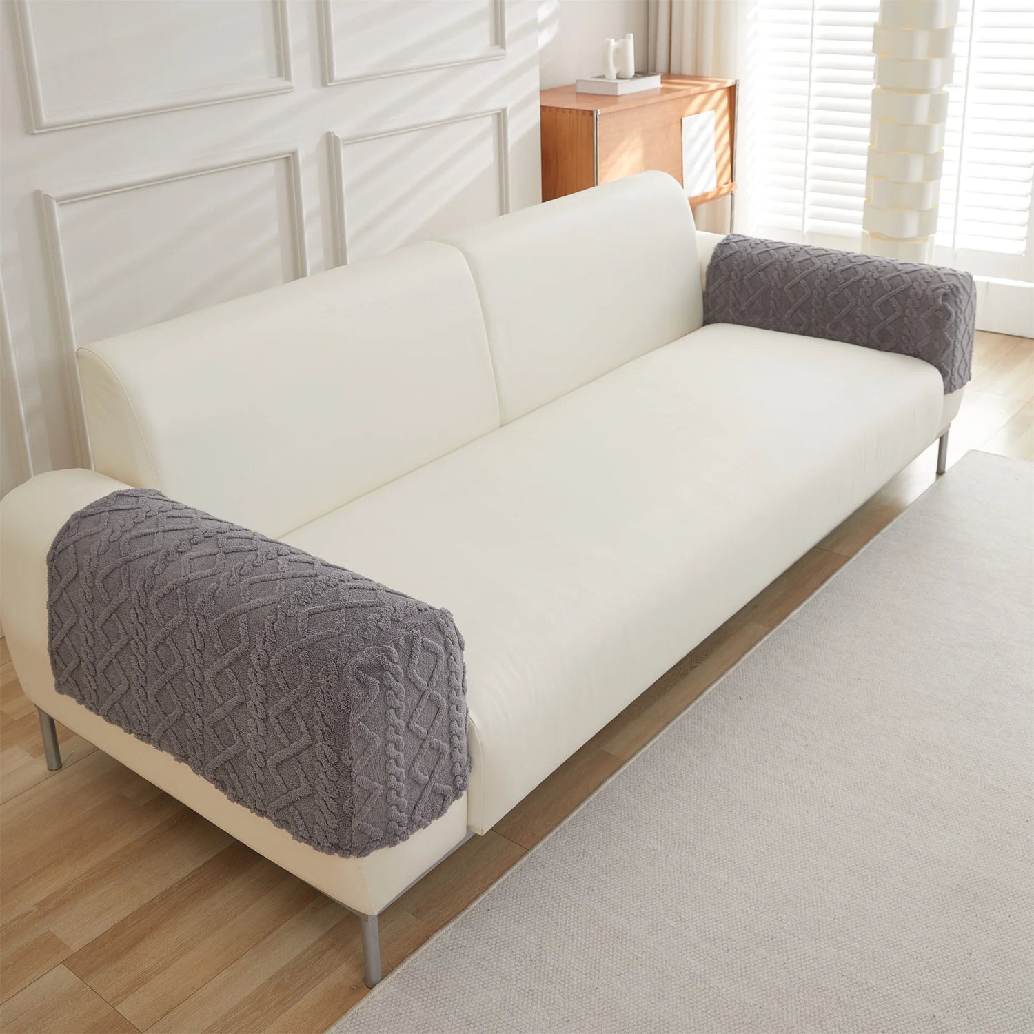 housses protection accoudoirs de canapé épaisse anti griffes