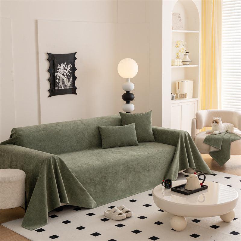 jeté de canapé XXL imperméable, antidérapant anti griffes vert