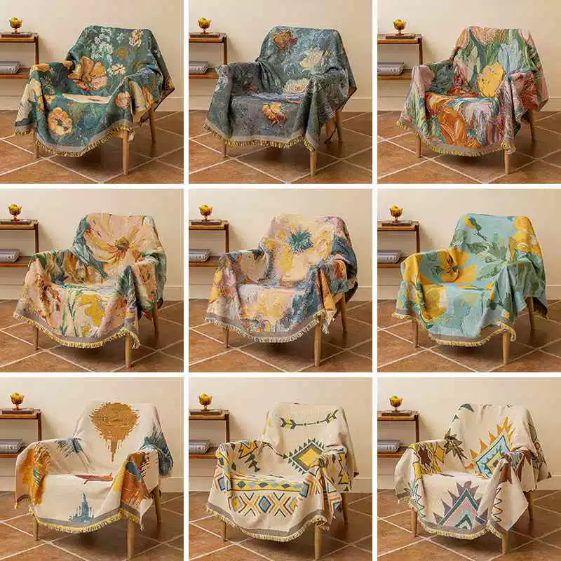 jeté de fauteuil style vintage Casaharmony