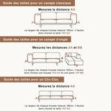 guide des tailles Jeté De Canapé