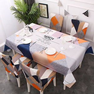 Nappe de table imperméable et Housse de chaise et assortie 14 motifs