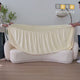 Housse pour canapé incurvé arrondi contemporain extensible texture hibiscus